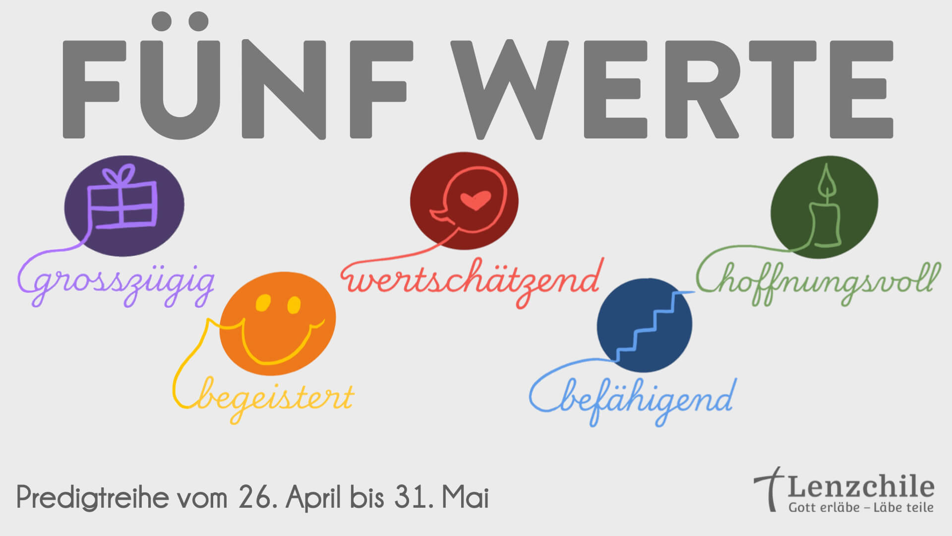 Banner Werte der Lenzchile